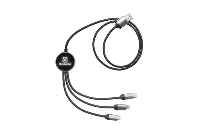 Charging cable, 3 in 1 w grupie Produkty do pielęgnacji ogrodów oraz do gospodarki leśnej marki / Husqvarna Wyposażenie i odzież ochronna / Odzież robocza / Akcesoria w GPLSHOP (5974927-01)