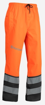 Rain Trousers Husqvarna Functional EN 20471, S w grupie Produkty do pielęgnacji ogrodów oraz do gospodarki leśnej marki / Husqvarna Wyposażenie i odzież ochronna / Spodnie do pasa w GPLSHOP (5976629-46)