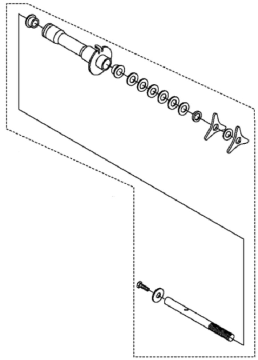 Wspornik Zespół Kołowrotny S 5977128-01 w grupie  w GPLSHOP (5977128-01)