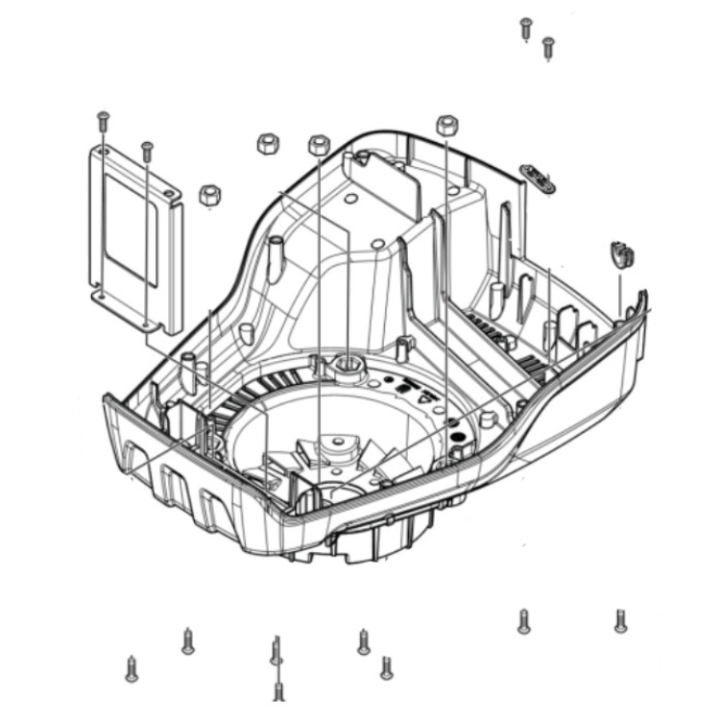 Osłona Pro Powerhead Dolna 5979378-01 w grupie  w GPLSHOP (5979378-01)