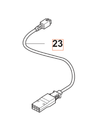 Zestaw okablowania akumulatora Premium Te 5980131-02 w grupie Części Zamienne Kosiarka Automatyczna w GPLSHOP (5980131-02)