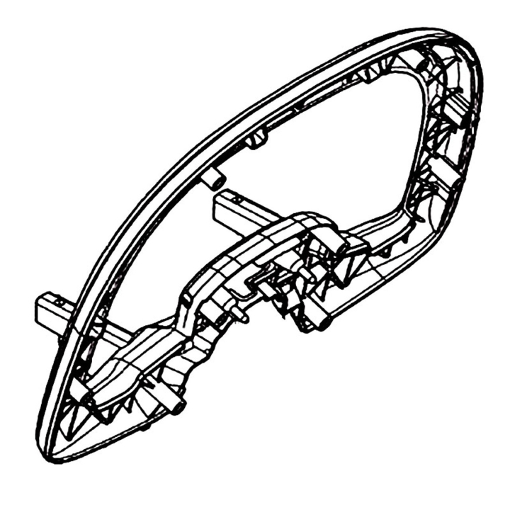 Osłona uchwytu przedniego w grupie Części Zamienne / Części zamienne Nożyce do żywopłotu / Części zamienne Husqvarna 522iHD75 w GPLSHOP (5984607-01)
