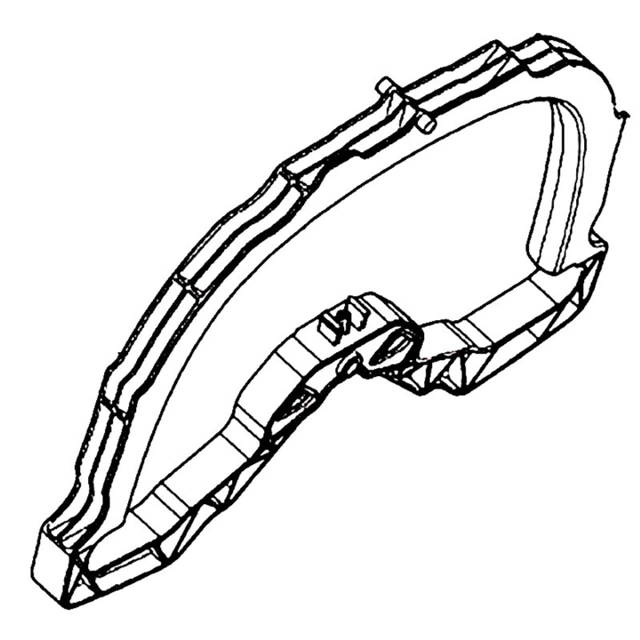 Blokada uchwytu przedniego w grupie Części Zamienne / Części zamienne Nożyce do żywopłotu / Części zamienne Husqvarna 522iHD75 w GPLSHOP (5984608-01)