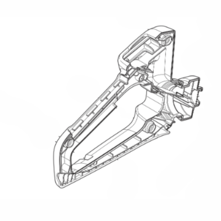 Klamka tylna lewa w grupie Części Zamienne / Części zamienne Nożyce do żywopłotu / Części zamienne Husqvarna 522iHD75 w GPLSHOP (5984838-01)