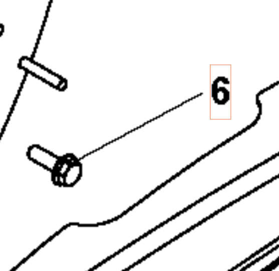 Śruba H M8X25 Z Powinna być karbowana 5986753-01 w grupie  w GPLSHOP (5986753-01)