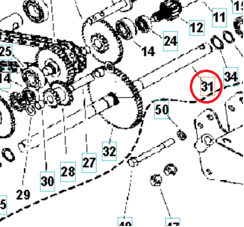 Końcowy Wał 5986768-01 w grupie w GPLSHOP (5986768-01)