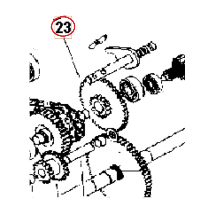 Bieg 15-44 5986775-01 w grupie Części Zamienne / Części zamienne do Glebogryzarek Husqvarna / Części zamienne Husqvarna TR348 w GPLSHOP (5986775-01)