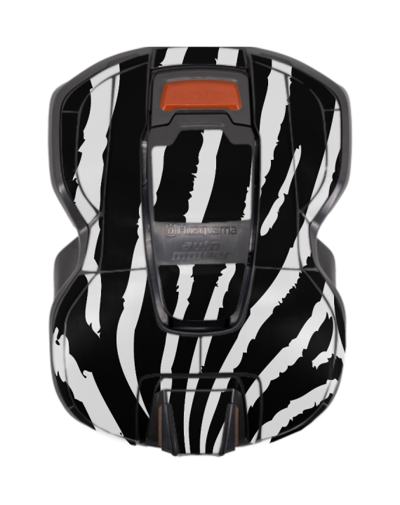 Zestaw folii 'Zebra' do Automower 305 - 2020> w grupie Osprzęt Kosiarka Automatyczna / Foil set w GPLSHOP (5992949-01)