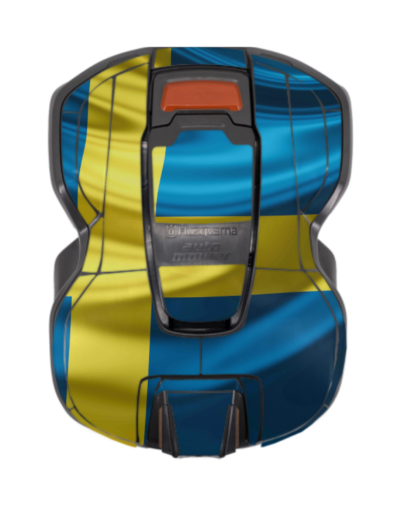Zestaw folii 'Swedish flag' do Automower 305 - 2020> w grupie Osprzęt Kosiarka Automatyczna / Foil set w GPLSHOP (5992953-01)