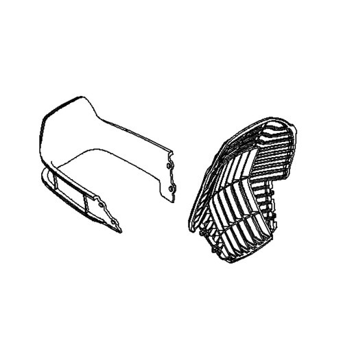 Zestaw osłon bezpieczeństwa w grupie Części Zamienne / Części zamienne Dmuchawy do liści / Części zamienne Husqvarna 230iB w GPLSHOP (5993489-56)