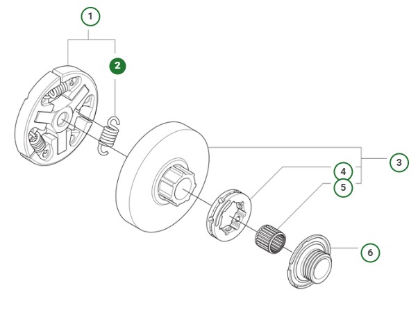 Sprężyna sprzęgła 564XPG w grupie w GPLSHOP (5998582-01)