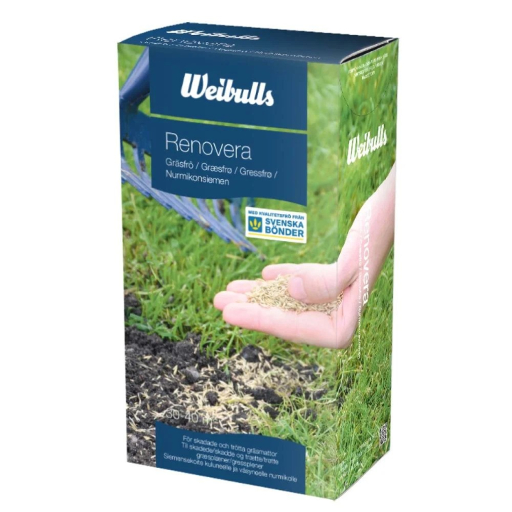 Nasiona traw Weibulls Odnawiać 1kg w grupie Produkty do pielęgnacji ogrodów oraz do gospodarki leśnej marki / Nasiona traw, Nawóz do trawnika / Uprawa w GPLSHOP (838882)