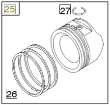 Piston Assembly w grupie w GPLSHOP (84011097)