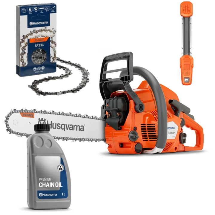 Husqvarna 543XP Zestaw Startowy w grupie Produkty do pielęgnacji ogrodów oraz do gospodarki leśnej marki / Husqvarna Pilarki / Pilarki profesjonalne w GPLSHOP (9667761pkt)