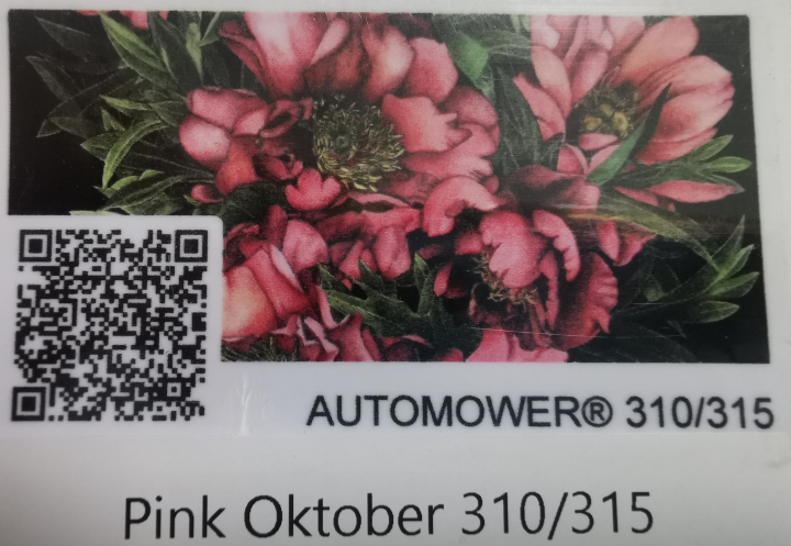 Zestaw folii do Automower 310/315- Pink Oktober w grupie Osprzęt kosiarka Automatyczna / Foil set w GPLSHOP (am310-r23867369)