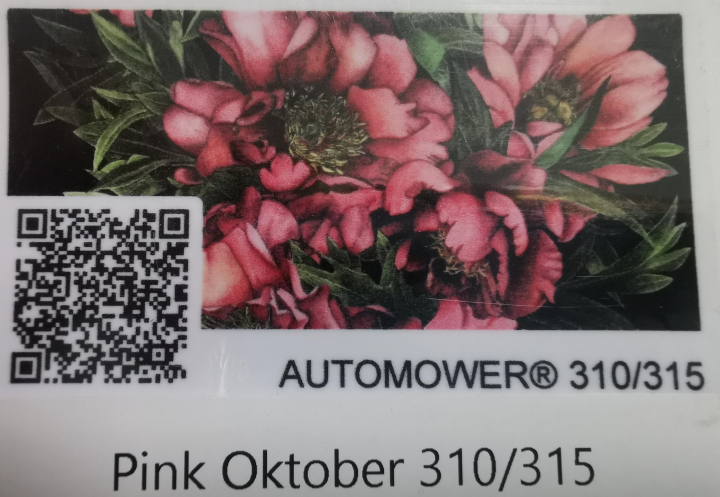 Zestaw folii do Automower 310/315- Pink Oktober w grupie Osprzęt Kosiarka Automatyczna / Foil set w GPLSHOP (am310-r23867369)