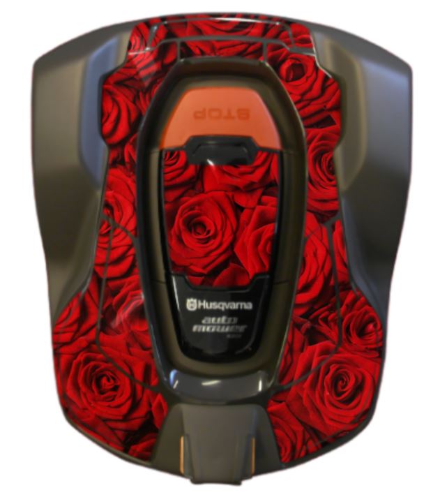 Zestaw folii do Automower 430X 2018-> Red Roses w grupie Osprzęt Kosiarka Automatyczna / Foil set w GPLSHOP (am430X-127002347)