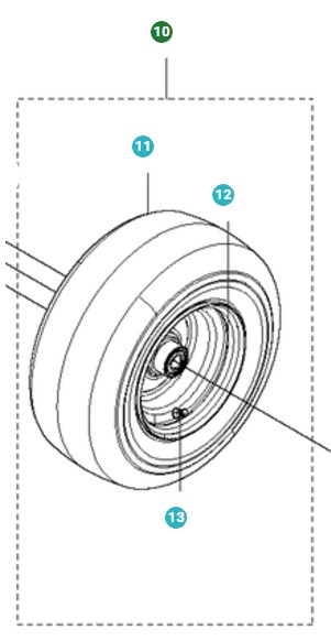 Koła Z Łożyskami 5010832-01