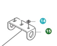 Uchwyt, Uchwyt Tylnego Oś Koła 5013213-01