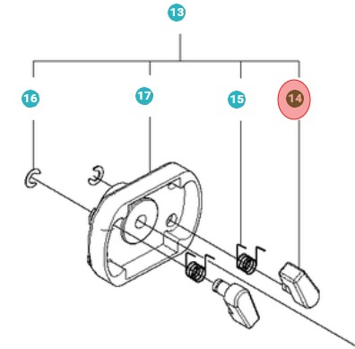 Zatrzask Startowy 5019391-01