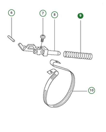 Sprężyna hamulca 5037171-01