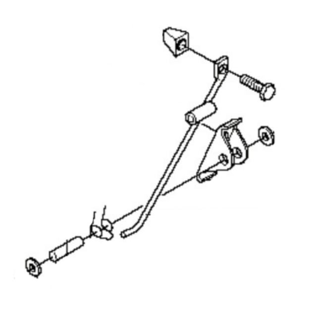 Blokada hamulca Kpl, Klips,