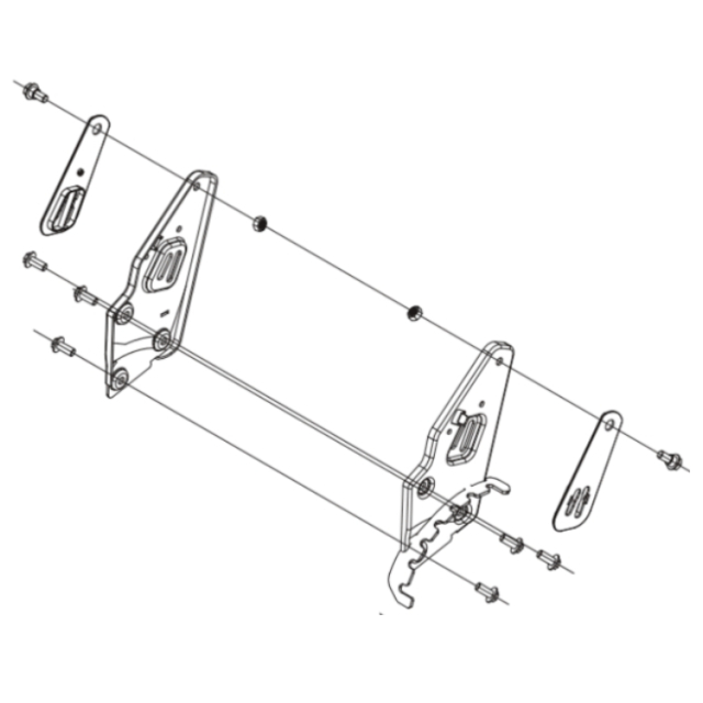 Zespół wspornika uchwytu 5311467-48