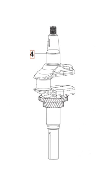Wał korbowy HS546AE