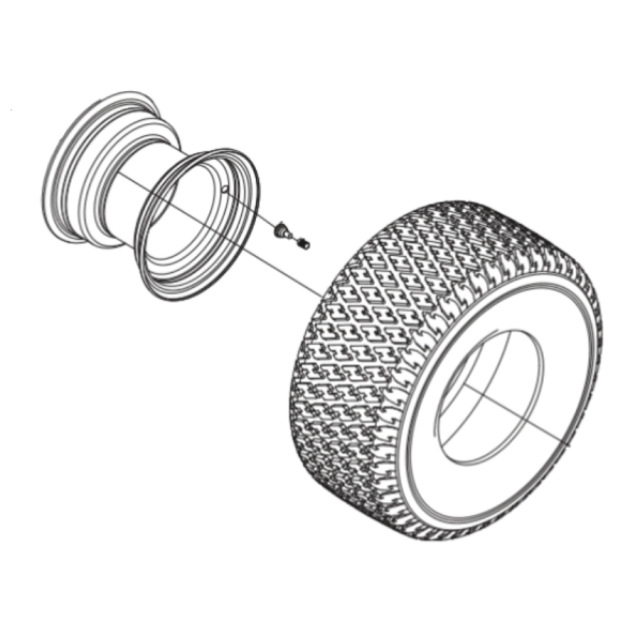 Zestaw kół TS 112, TS 114, TC 215T, TC 220T, TS 112, TS 114, TS 215T, TS 217T