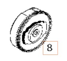 Zespół koła zamachowego rozruchu ręcznego 5324292-36