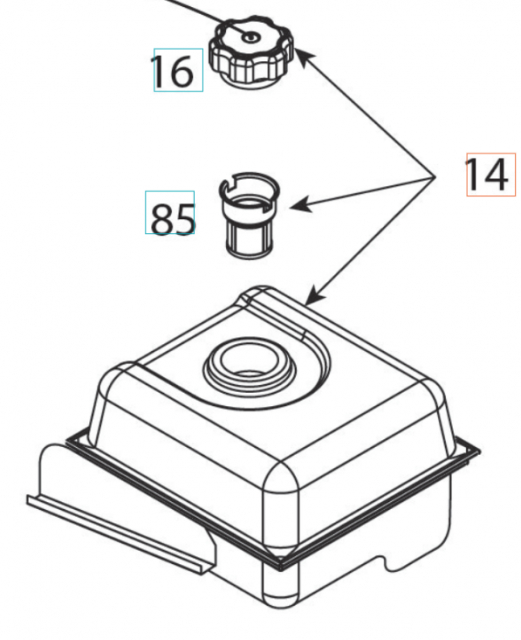 Zbiornik paliwa 5324348-89