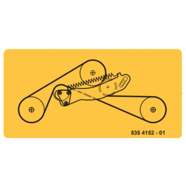 Naklejka Napinanie paska