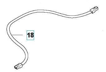 Zespół okablowania, gniazdo modułowe 8/8 R 5363561-01