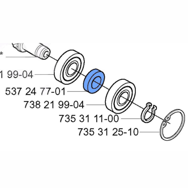 Tuleja Dystansowa 5372477-01