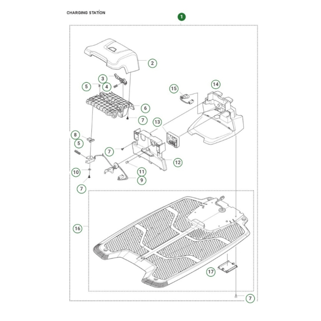 Stacja ładująca Automower R6V, 308V, 312V