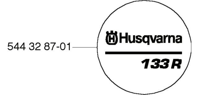 Naklejka, Rozrusznik 5443287-01