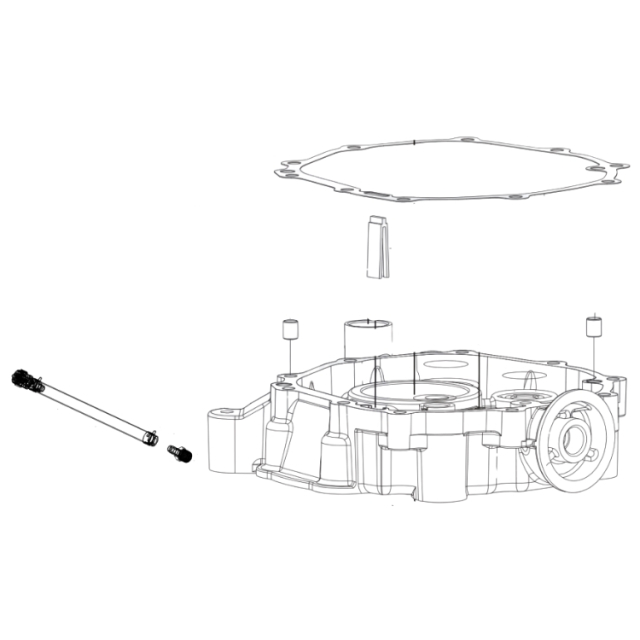 Zestaw pokrywy skrzyni korbowej