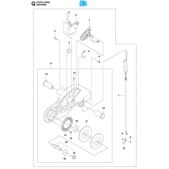 Zespół obudowy łożyska