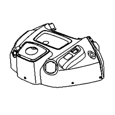 Deska rozdzielcza, górna, Husq Lt, kabina