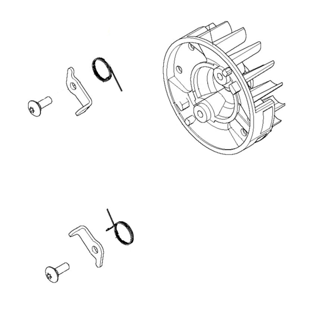 Koło zamachowe kompl