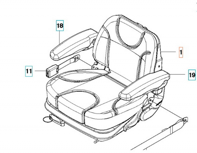 Komplet Siedzeń 5886120-01