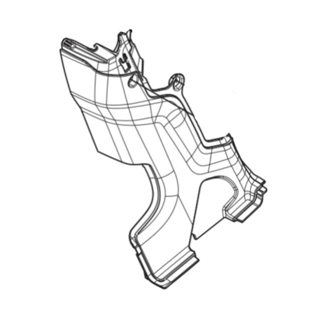 Osłona kolumny kierowniczej, prawa