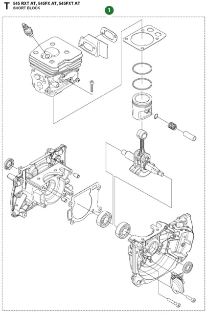 Krótki Blok R15Iiat 5900928-02