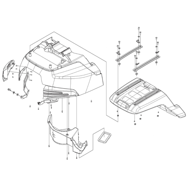 Maska zespołu R420Tsx AWD