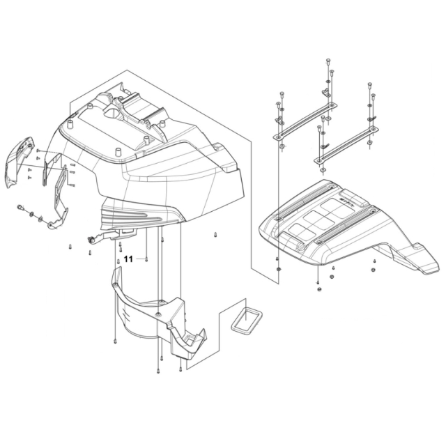 Zespół maski silnika R418Tsx Awd 5909009-03
