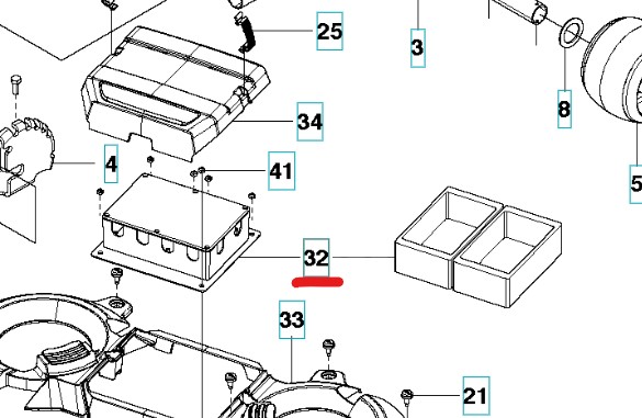 Jednostka Sterująca Silnika, Układ Kosiarki 5914572-01