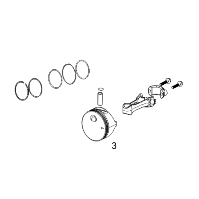 Tłok Zespół Rvm120 Tłok I 5930561-01