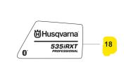 Produkt z naklejką
