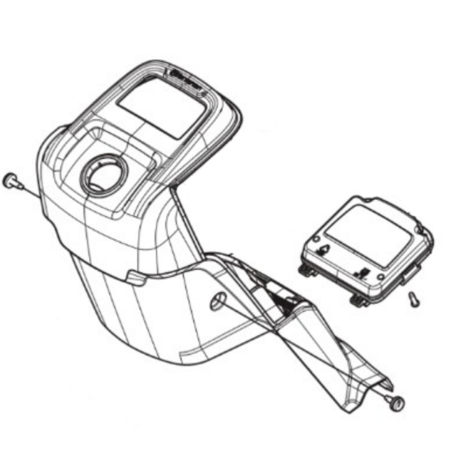 Osłona kierownicy Część tylna