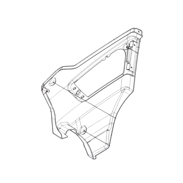 Osłona prawa P 520Dx/P 525Dx